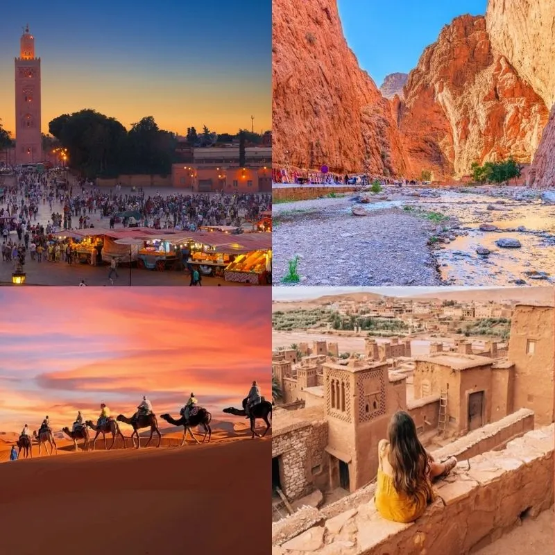 4 Days Tour from Marrakech to Merzouga Desert